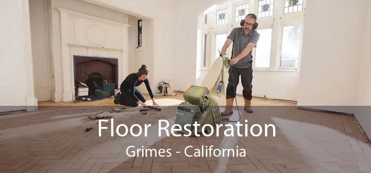 Floor Restoration Grimes - California