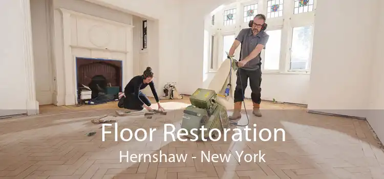 Floor Restoration Hernshaw - New York