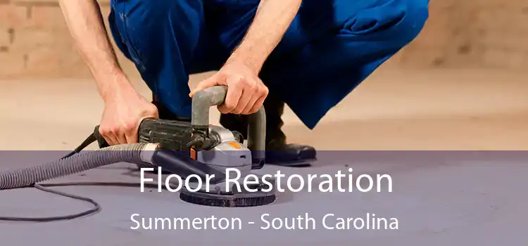 Floor Restoration Summerton - South Carolina