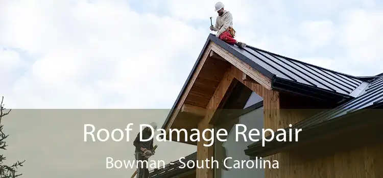 Roof Damage Repair Bowman - South Carolina