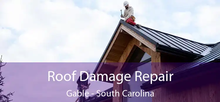 Roof Damage Repair Gable - South Carolina