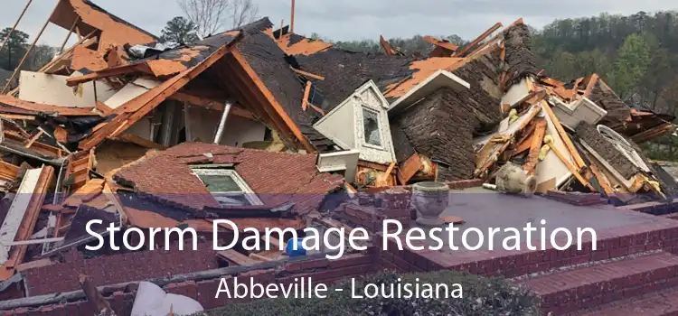 Storm Damage Restoration Abbeville - Louisiana