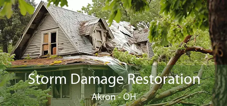 Storm Damage Restoration Akron - OH