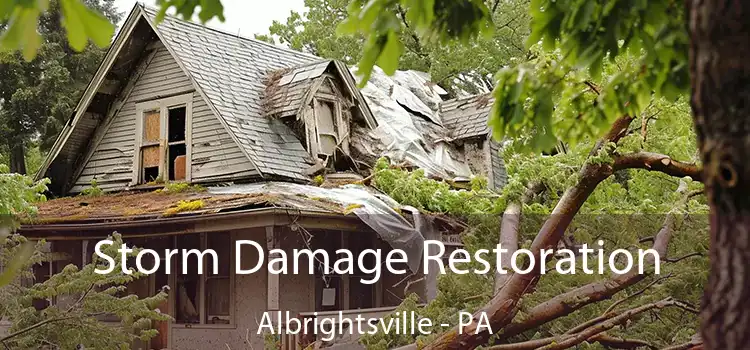 Storm Damage Restoration Albrightsville - PA