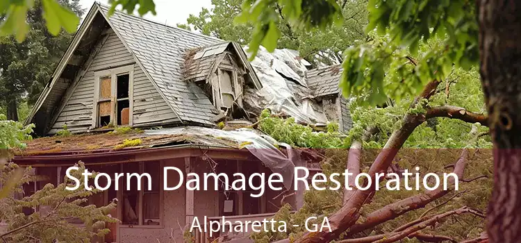 Storm Damage Restoration Alpharetta - GA