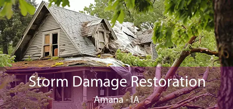 Storm Damage Restoration Amana - IA