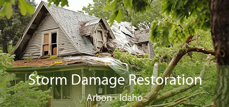 Storm Damage Restoration Arbon - Idaho