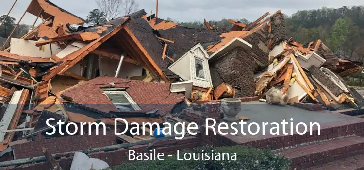 Storm Damage Restoration Basile - Louisiana