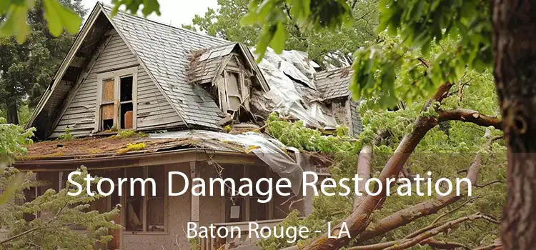 Storm Damage Restoration Baton Rouge - LA