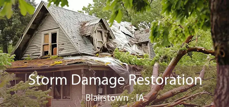 Storm Damage Restoration Blairstown - IA