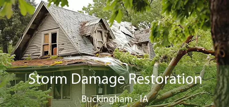 Storm Damage Restoration Buckingham - IA