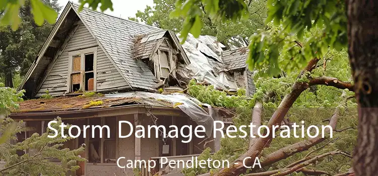 Storm Damage Restoration Camp Pendleton - CA