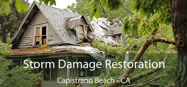 Storm Damage Restoration Capistrano Beach - CA