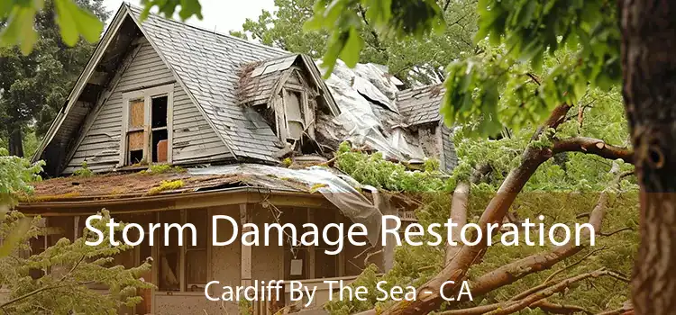 Storm Damage Restoration Cardiff By The Sea - CA