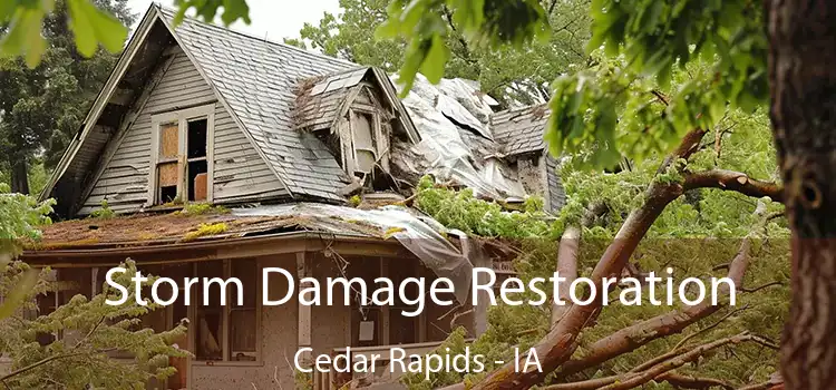 Storm Damage Restoration Cedar Rapids - IA