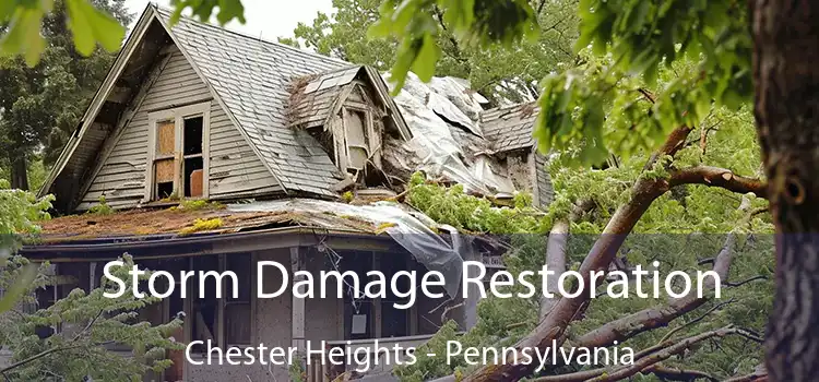 Storm Damage Restoration Chester Heights - Pennsylvania