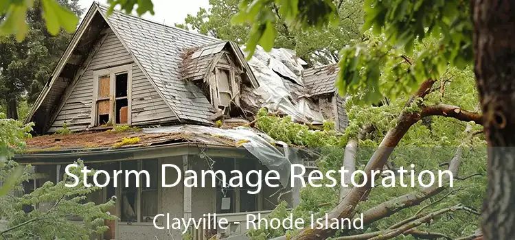 Storm Damage Restoration Clayville - Rhode Island