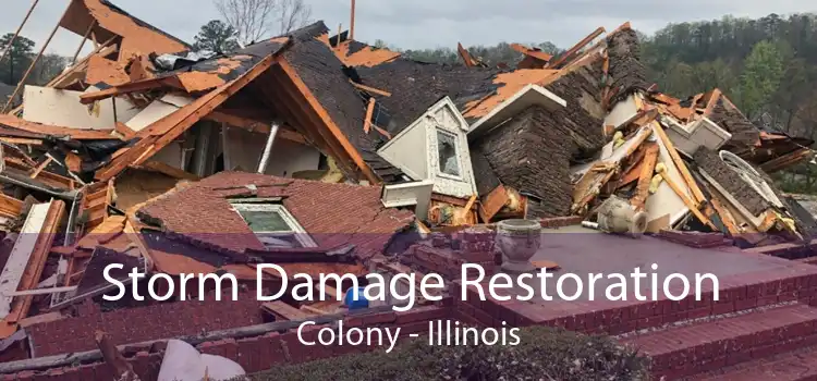 Storm Damage Restoration Colony - Illinois