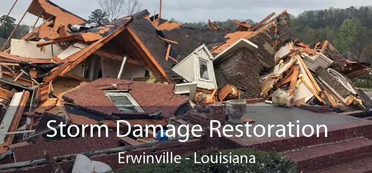 Storm Damage Restoration Erwinville - Louisiana