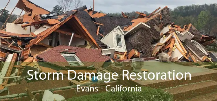 Storm Damage Restoration Evans - California