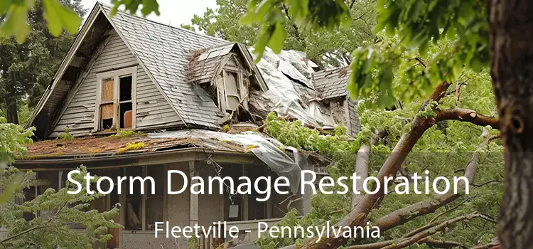 Storm Damage Restoration Fleetville - Pennsylvania