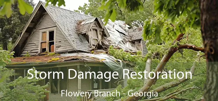 Storm Damage Restoration Flowery Branch - Georgia