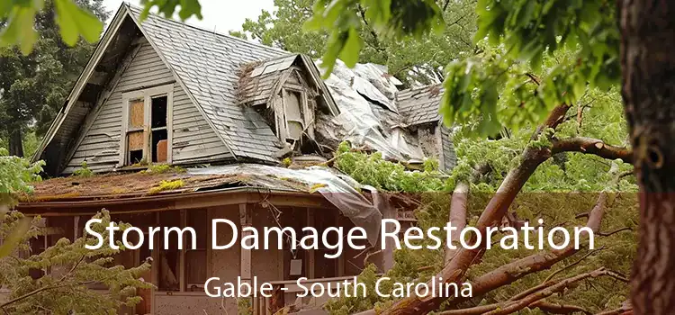 Storm Damage Restoration Gable - South Carolina