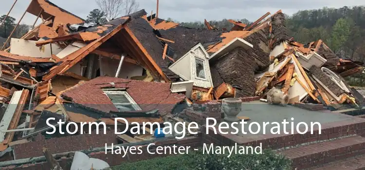Storm Damage Restoration Hayes Center - Maryland