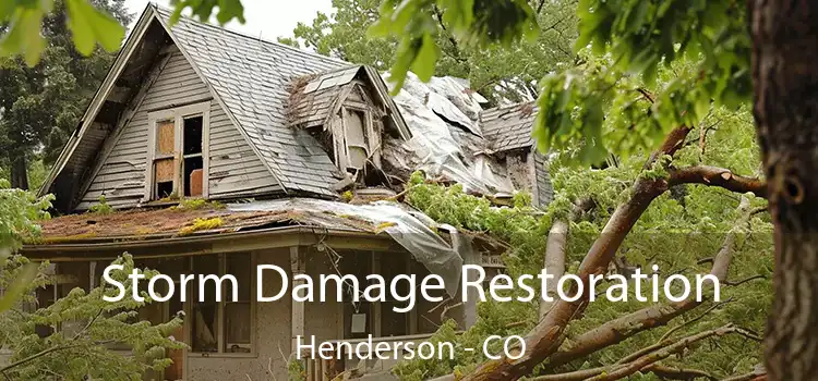 Storm Damage Restoration Henderson - CO