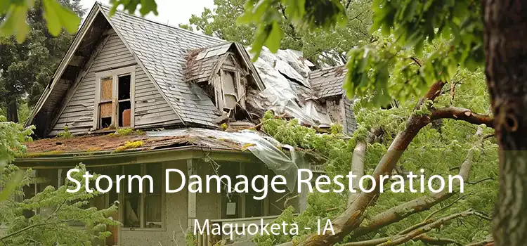 Storm Damage Restoration Maquoketa - IA