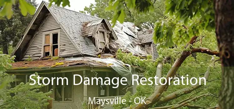 Storm Damage Restoration Maysville - OK