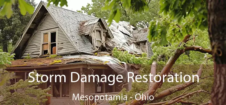 Storm Damage Restoration Mesopotamia - Ohio