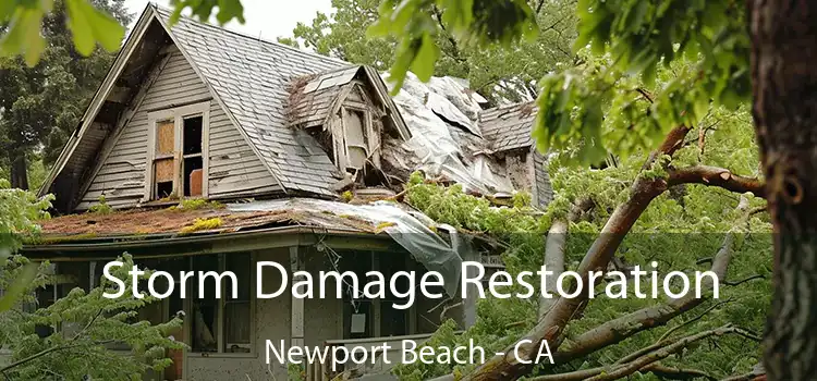 Storm Damage Restoration Newport Beach - CA