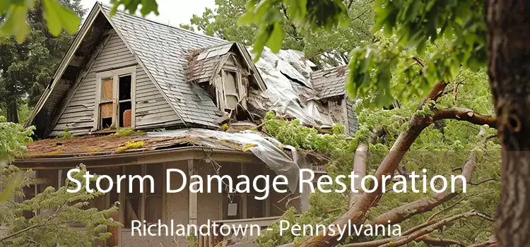 Storm Damage Restoration Richlandtown - Pennsylvania