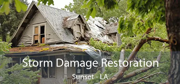 Storm Damage Restoration Sunset - LA