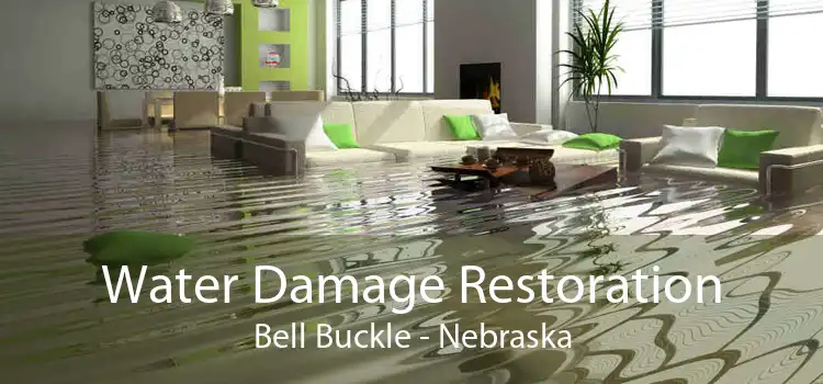 Water Damage Restoration Bell Buckle - Nebraska