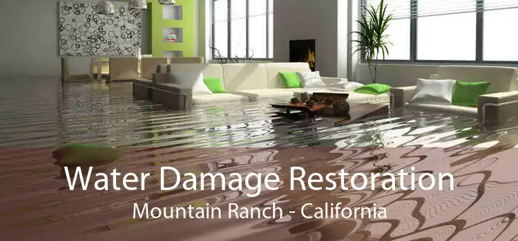 Water Damage Restoration Mountain Ranch - California