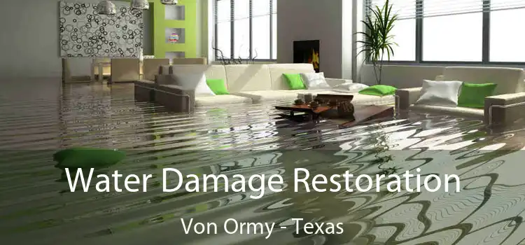 Water Damage Restoration Von Ormy - Texas