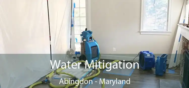 Water Mitigation Abingdon - Maryland