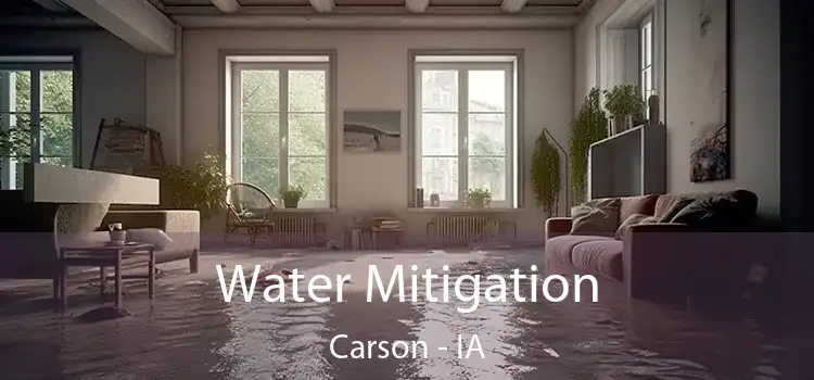 Water Mitigation Carson - IA