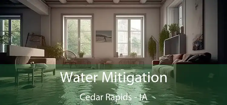 Water Mitigation Cedar Rapids - IA