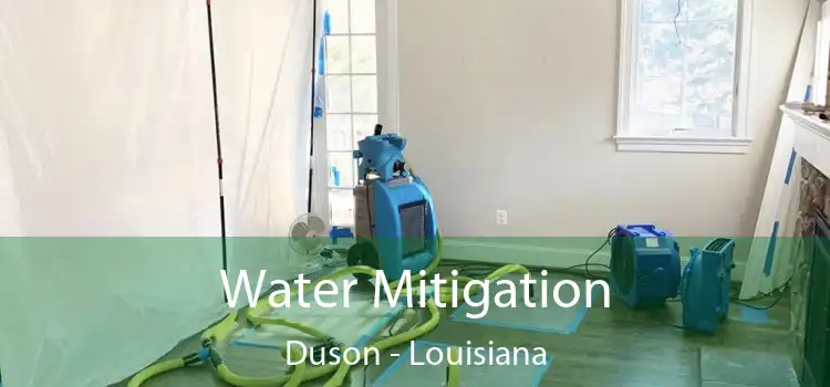 Water Mitigation Duson - Louisiana