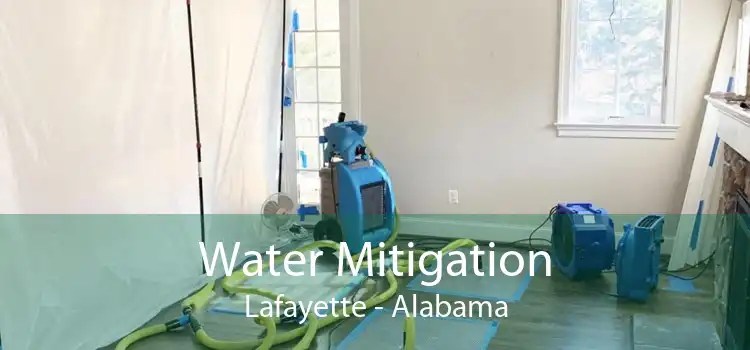 Water Mitigation Lafayette - Alabama