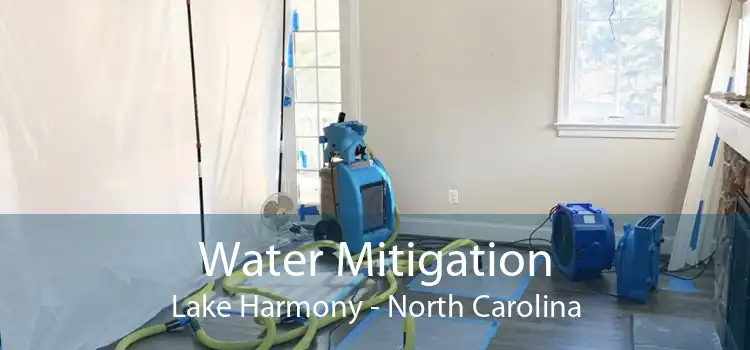 Water Mitigation Lake Harmony - North Carolina