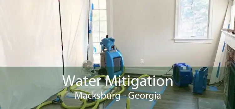 Water Mitigation Macksburg - Georgia