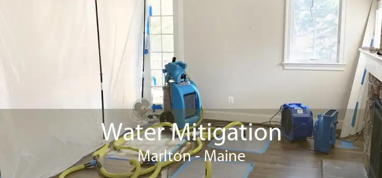 Water Mitigation Marlton - Maine