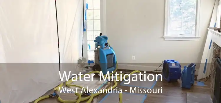 Water Mitigation West Alexandria - Missouri